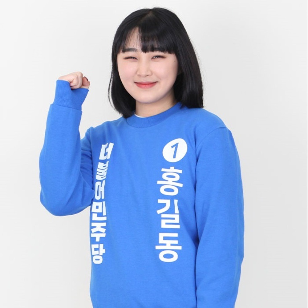 더불어민주당 선거 티셔츠 / 맨투맨 / 카라티 운동복 총선 유세