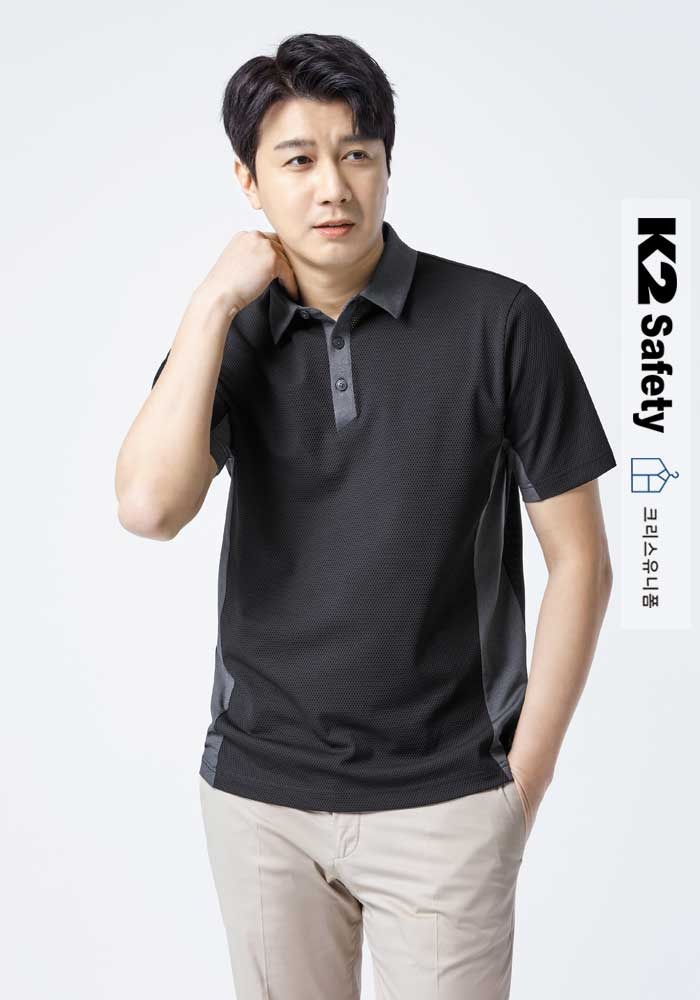 [행사상품] K2 쿨티셔츠 반팔 쿨링 스판 티셔츠 PM-S200 / 사이즈 L(100),S(90),XL(105)