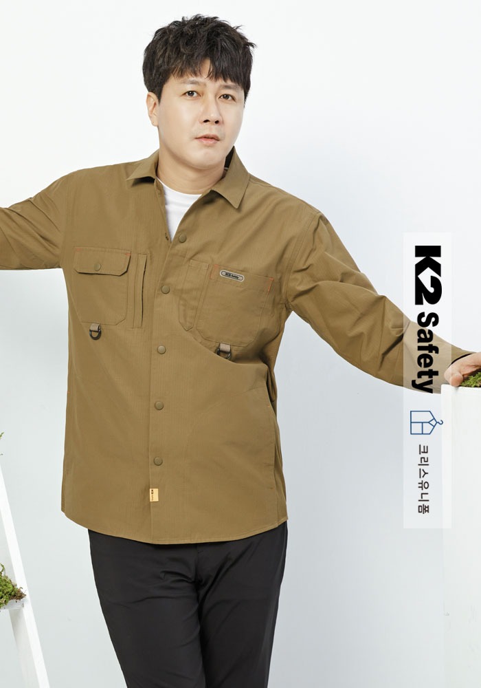 [행사상품] K2 Safety 춘하복 셔츠 SH-2404 / 사이즈 XL(105)
