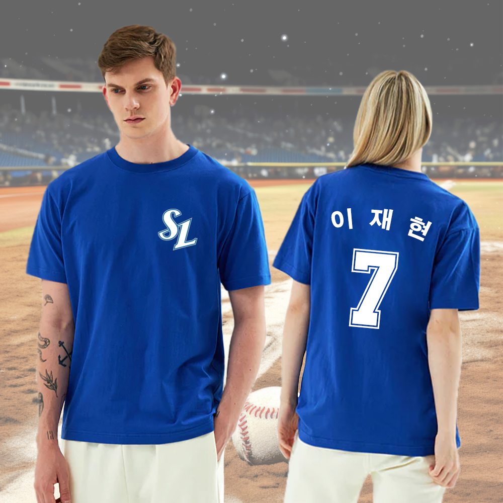 야구티 삼성라이온즈 티셔츠 주문 제작